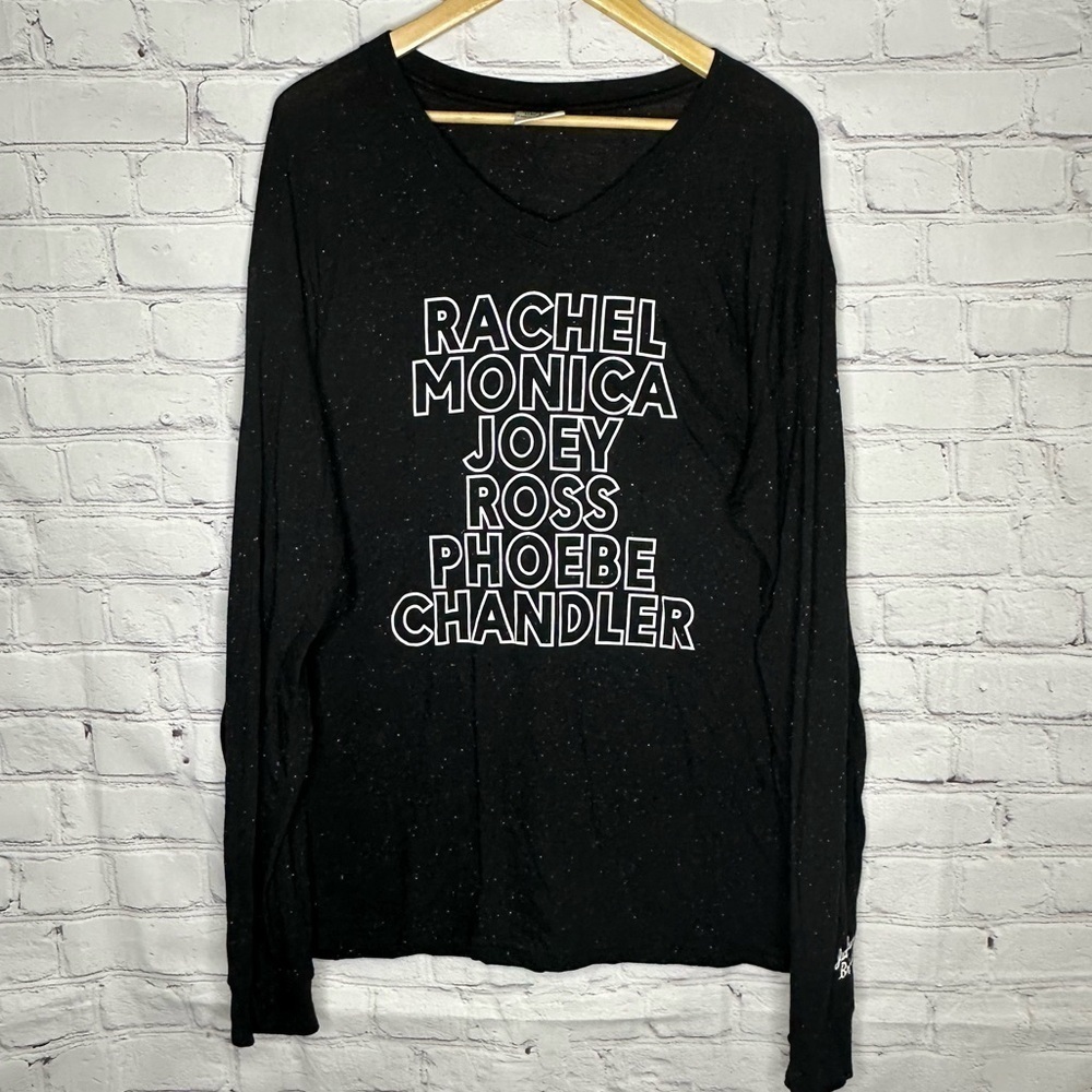 Jadelynn Brooke Friends V-Neck long sleeve 
Graphic Tee